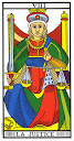 Le Tarot de Marseille  08 la Justice